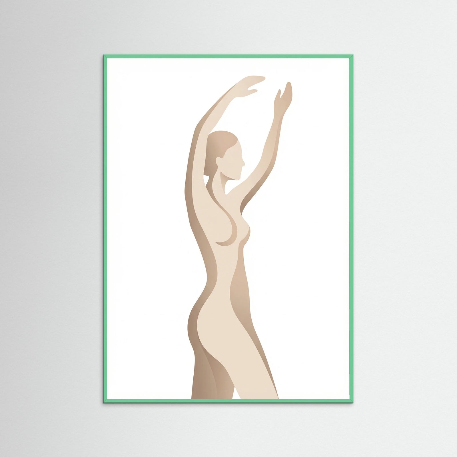 Mint Wood Seated Serenity