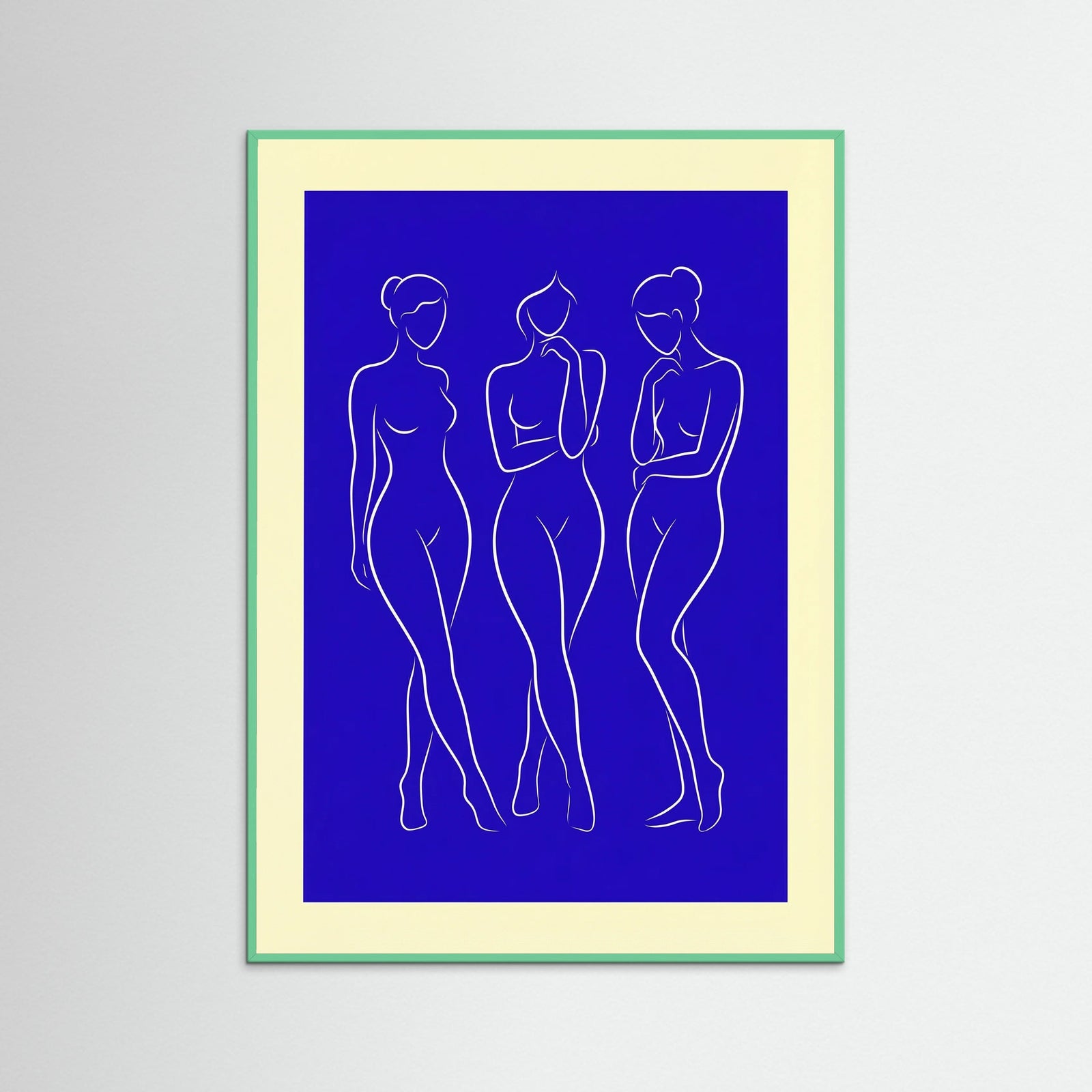 Mint Wood Serene Blue Form