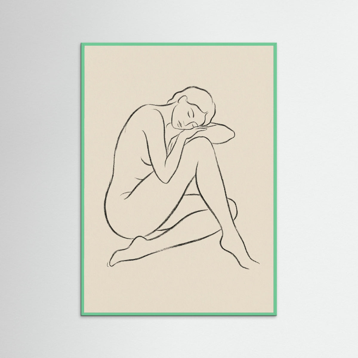 Mint Wood Serene Gaze