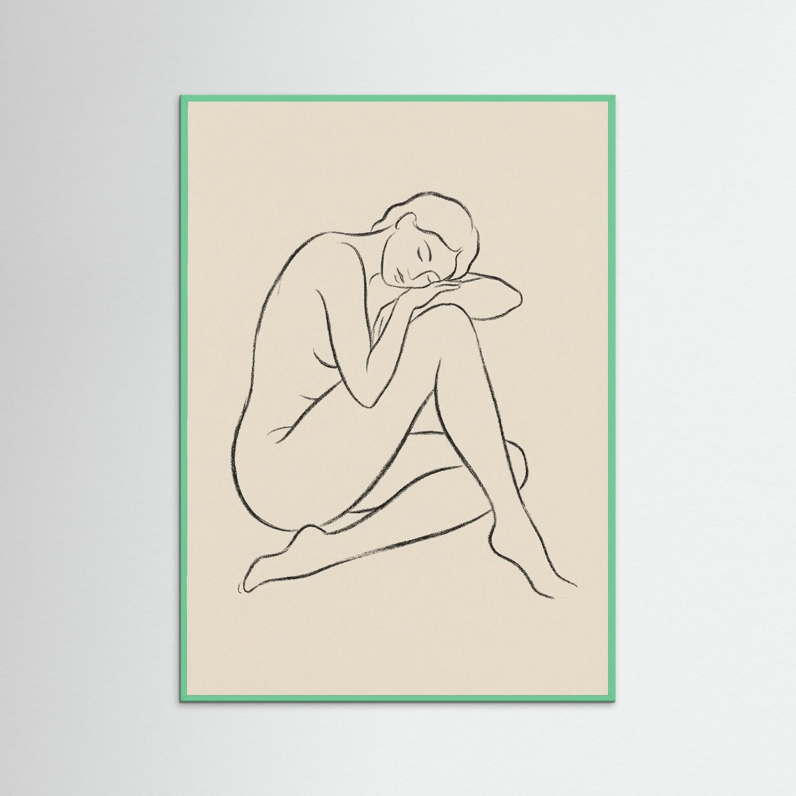 Mint Wood Serene Gaze