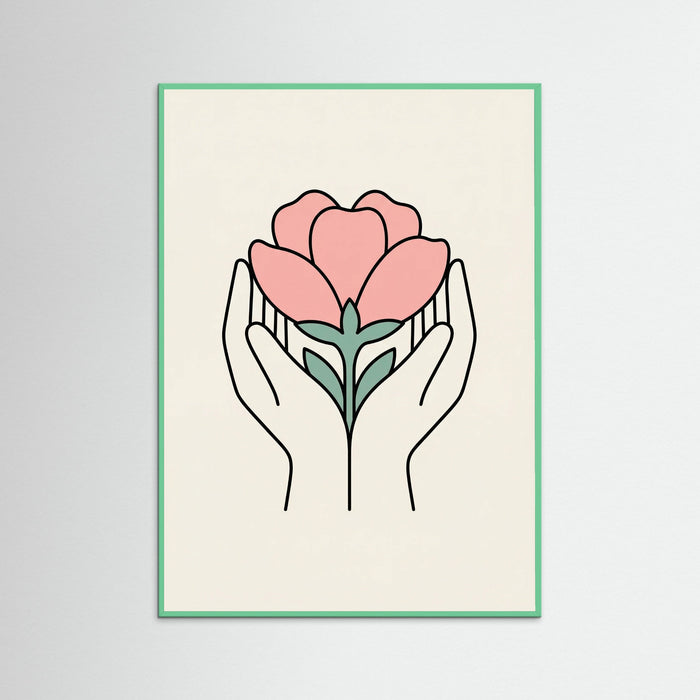Mint Wood Serene Gaze