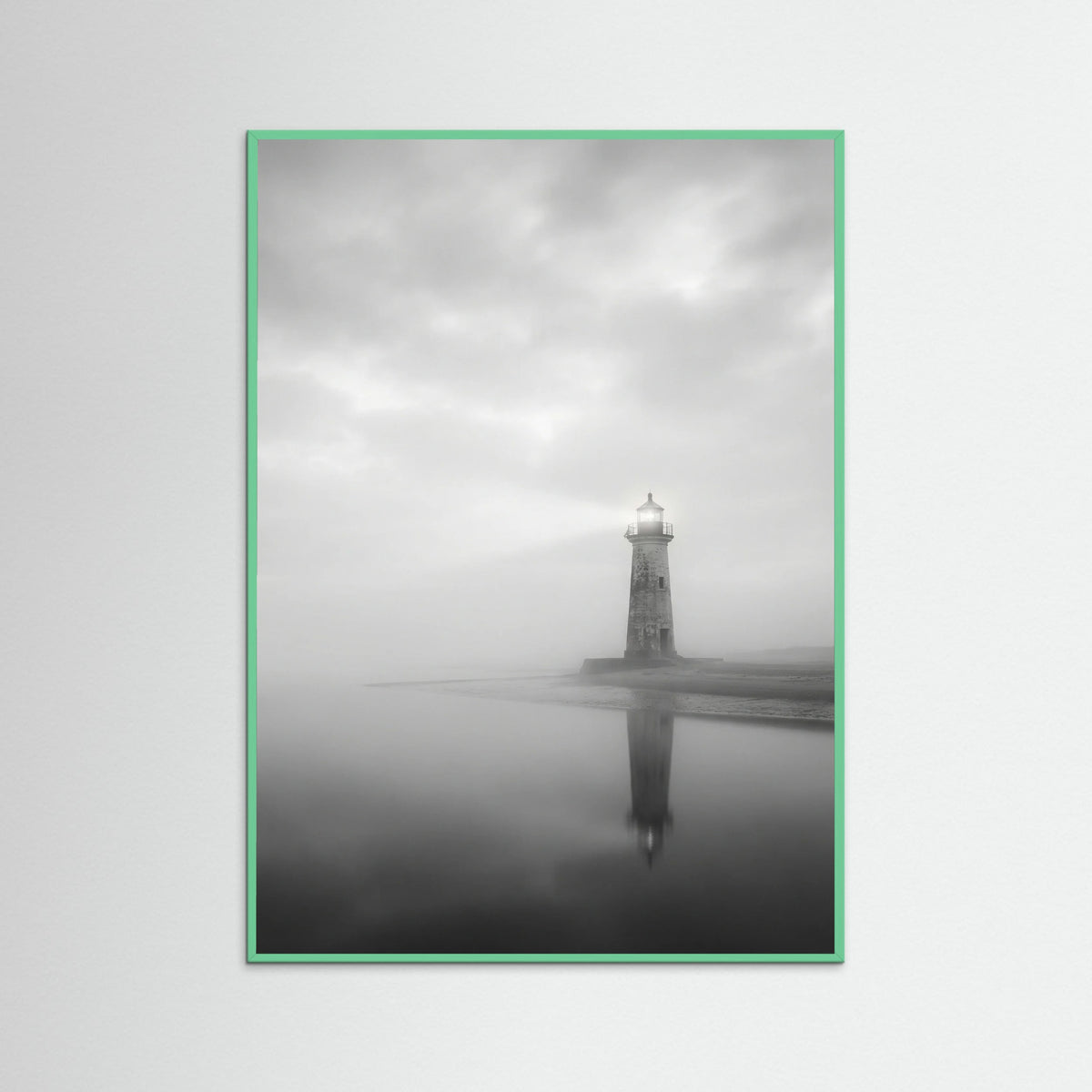 Mint Wood Serene Reflection