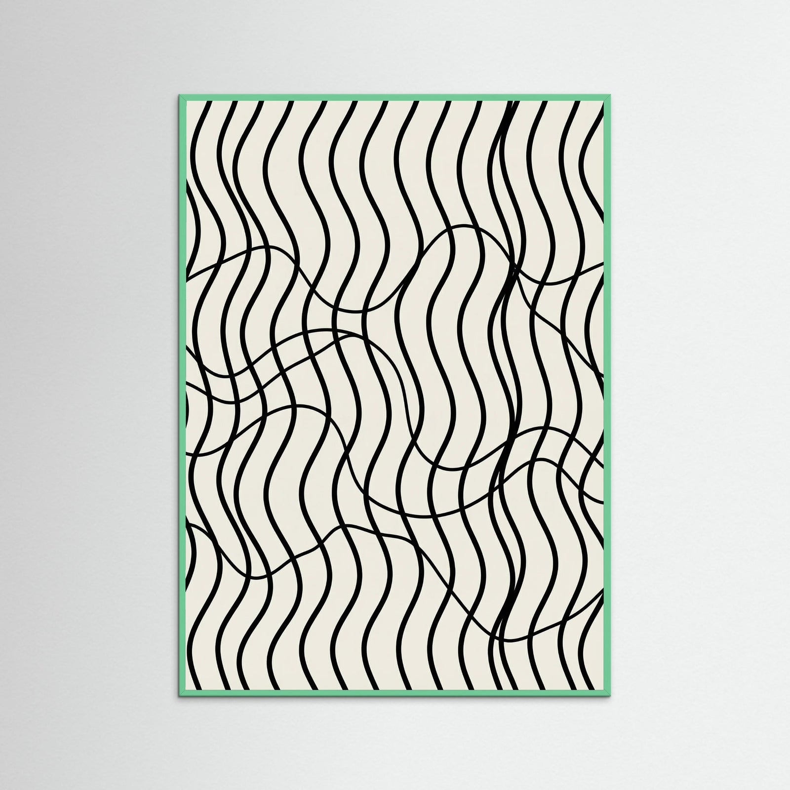 Mint Wood Serpentine Flow