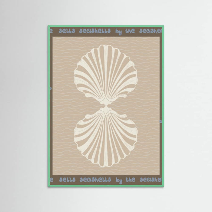 She sells seashells Poster – poster and art print
