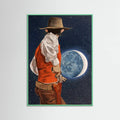 Mint Wood Shoot the Moon Poster