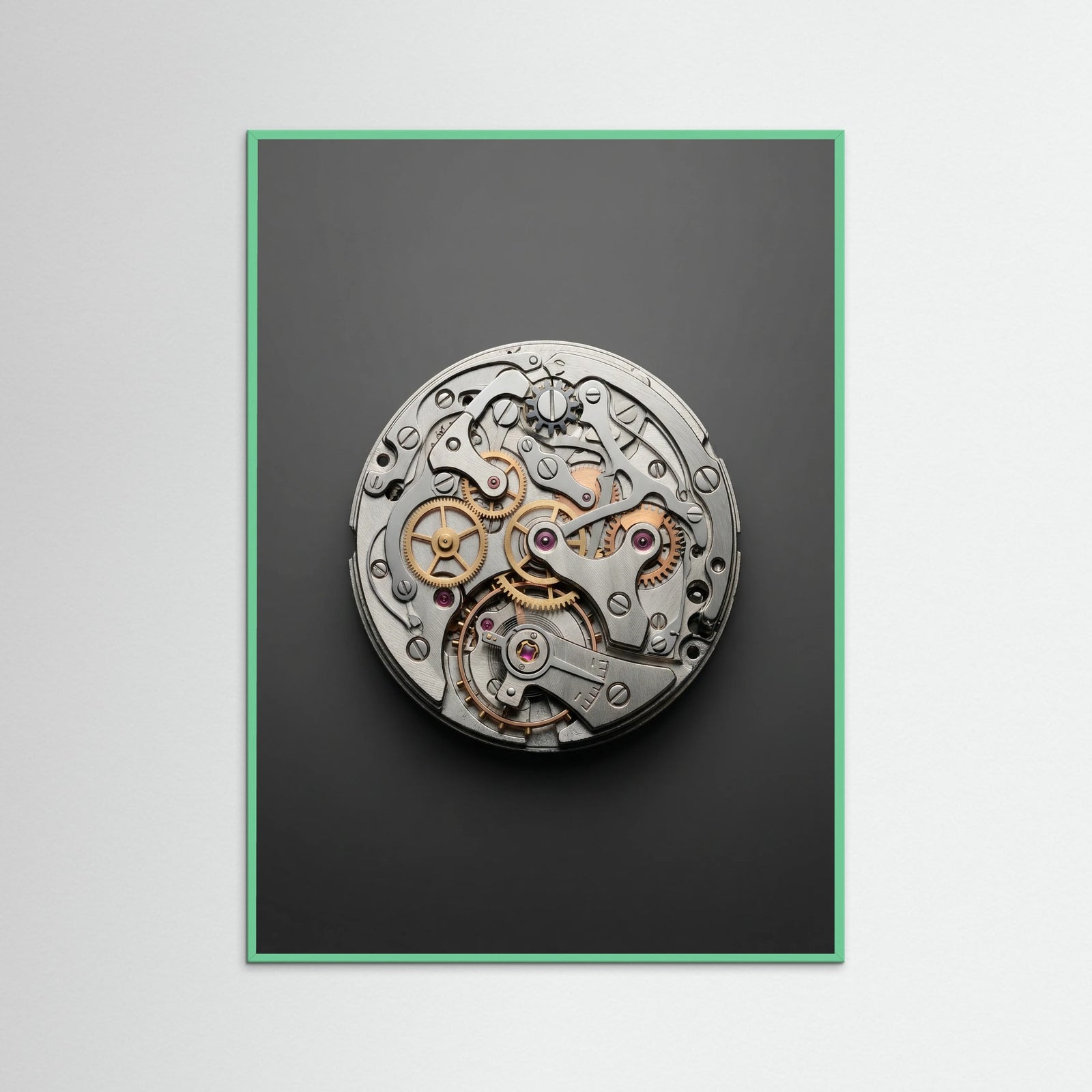 Mint Wood Silver Icon Overhead