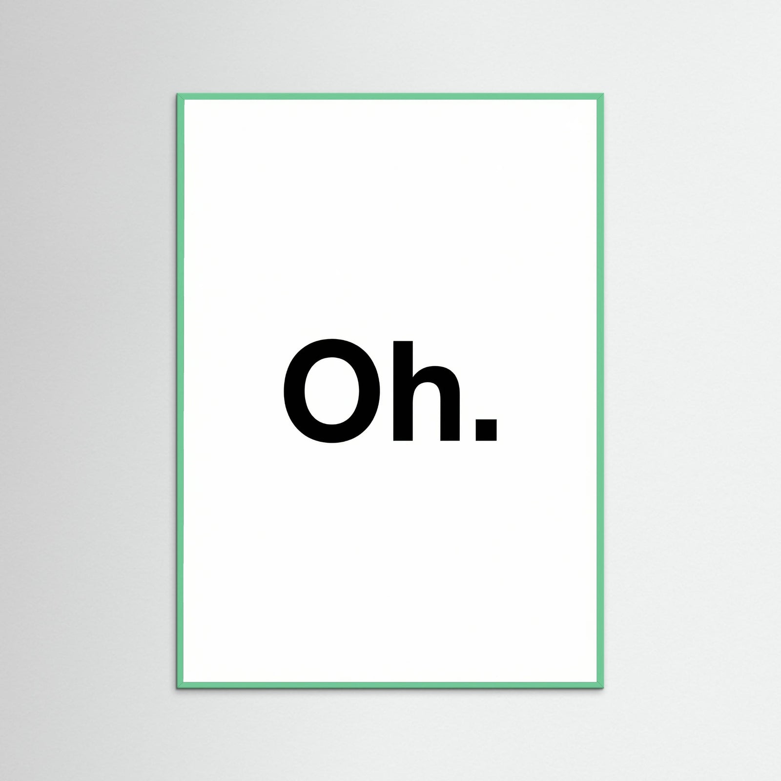 Mint Wood Simple Utterance