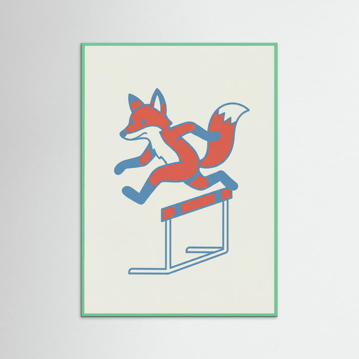 Skater Cat Brave – poster and art print