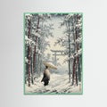 Mint Wood Snowy Temple Path