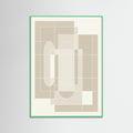 Mint Wood Soft Arcs