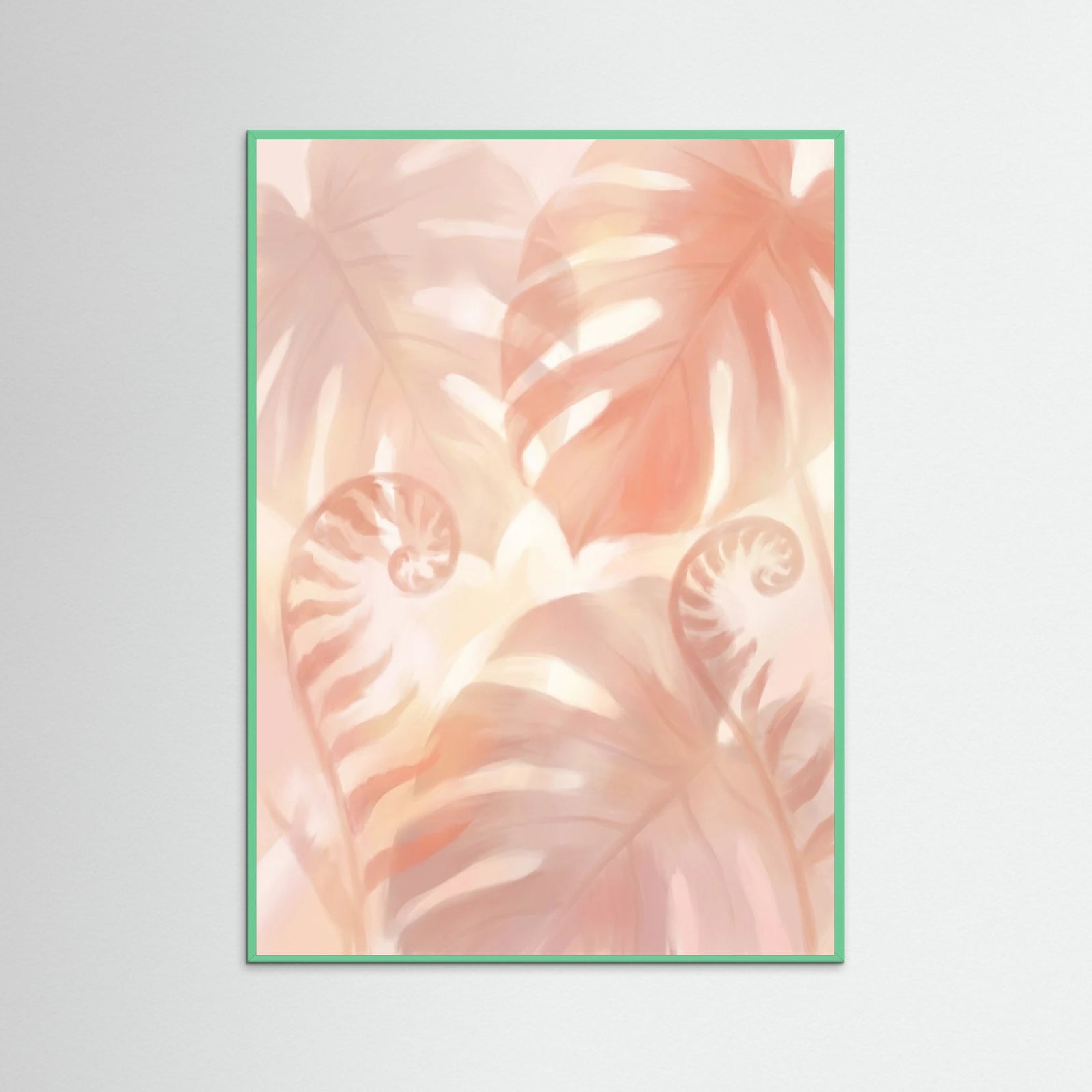 Mint Wood Soft Bloom