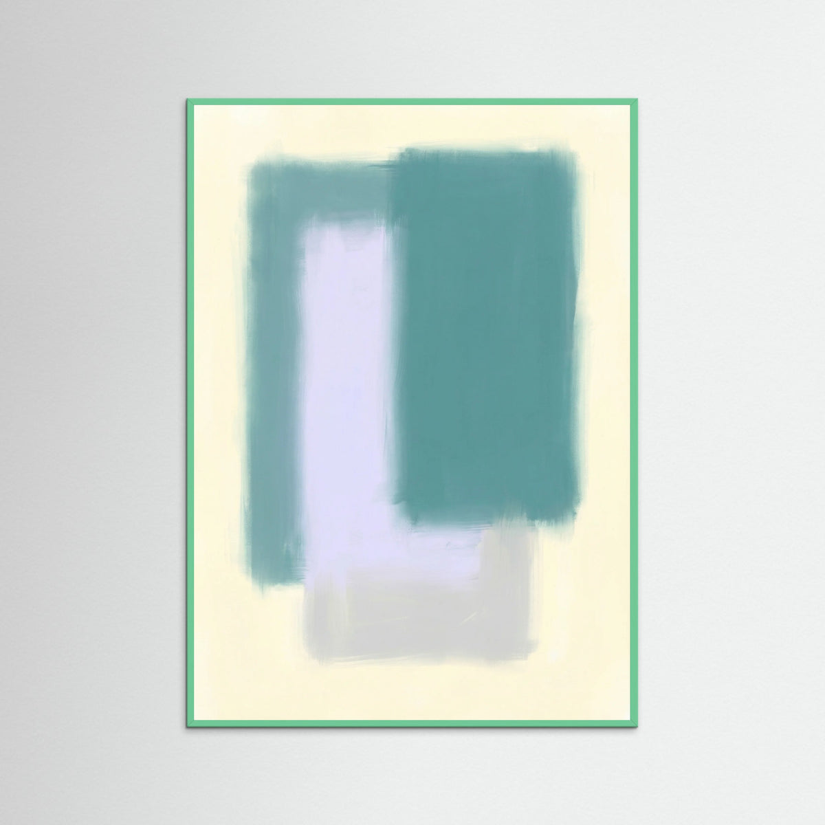 Mint Wood Soft Color Fields