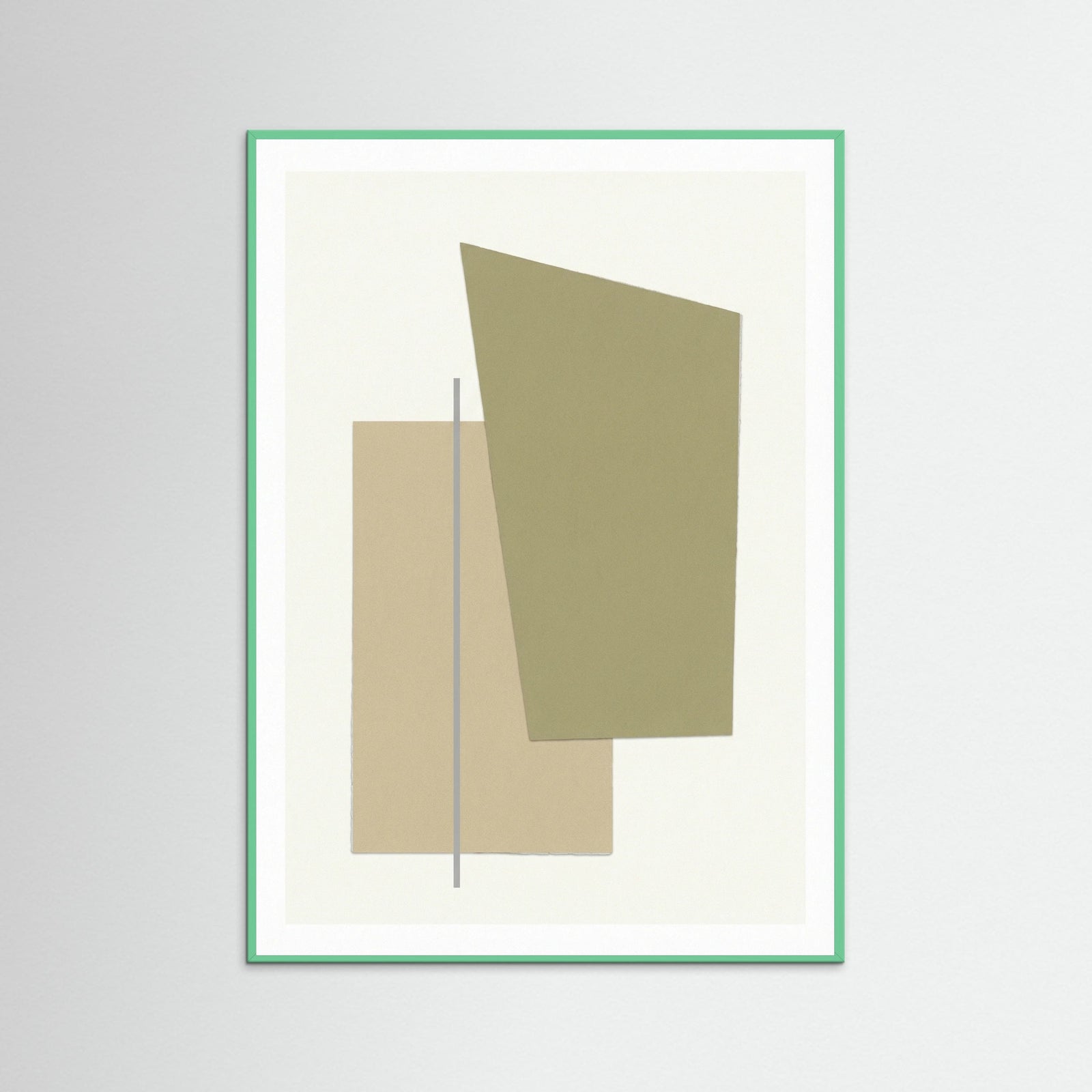 Mint Wood Soft Geometry Arc