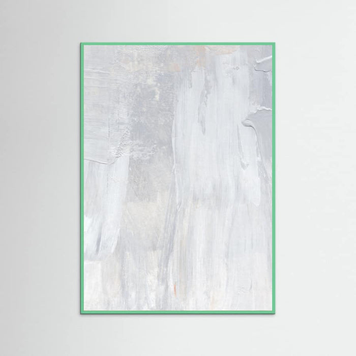 Soft Muted Gray Brushstrokes Poster – Poster und Kunstdruck