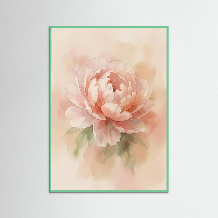 Mint Wood Soft Poppies