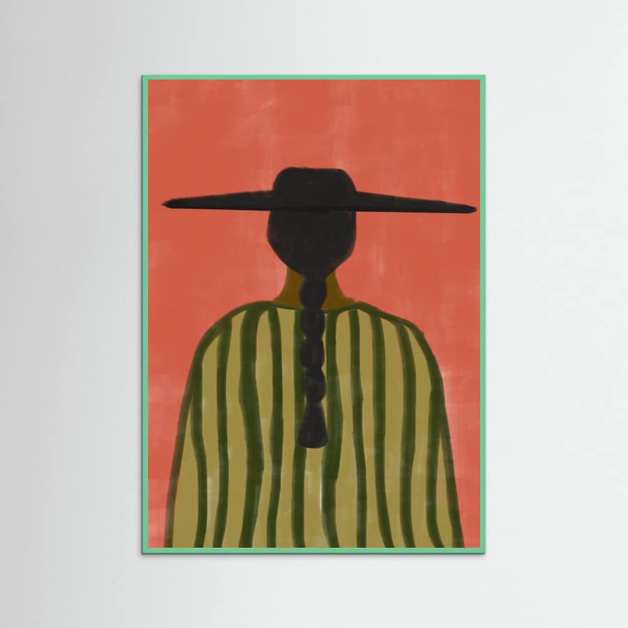 Mint Wood Southwester Woman No.2 Poster