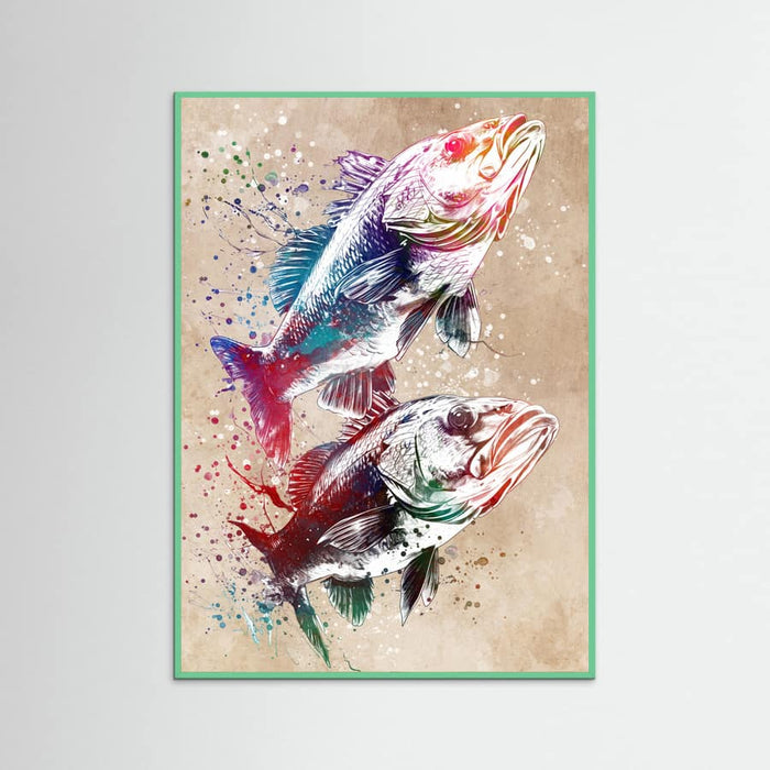 Sport Fishing 1 Poster – Poster und Kunstdruck