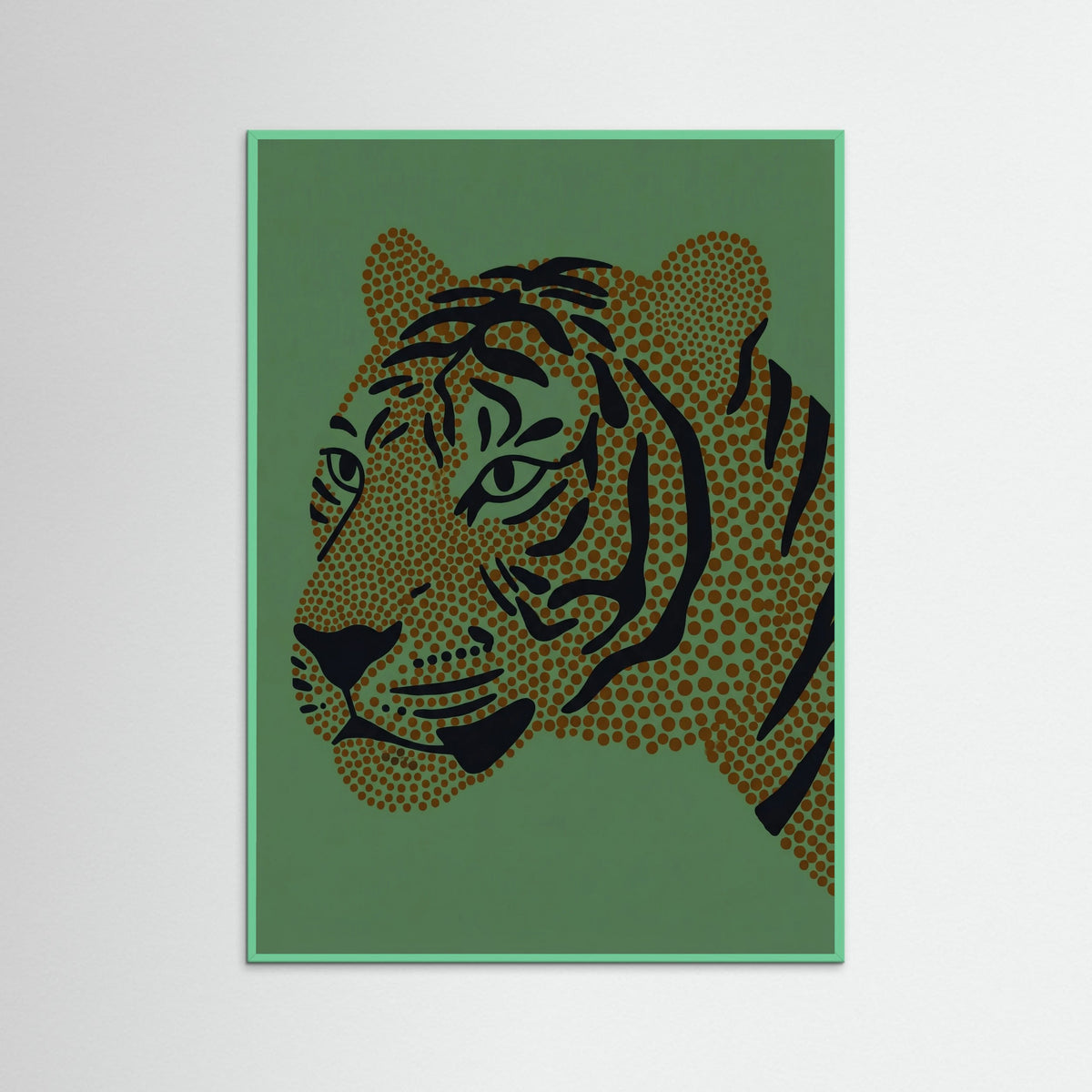 Mint Wood Spotted Whimsy