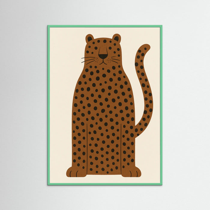 Mint Wood Spotty Safari