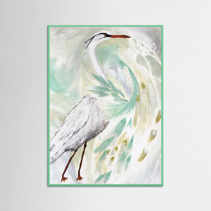 Spring Egret Poster – poster och konsttryck