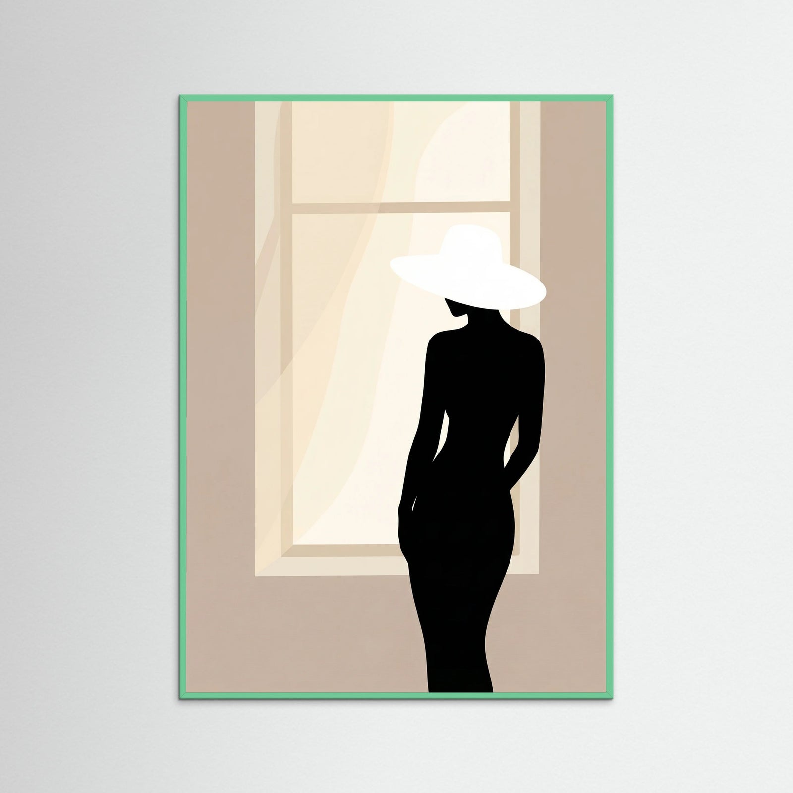 Mint Wood Spring Silhouettes