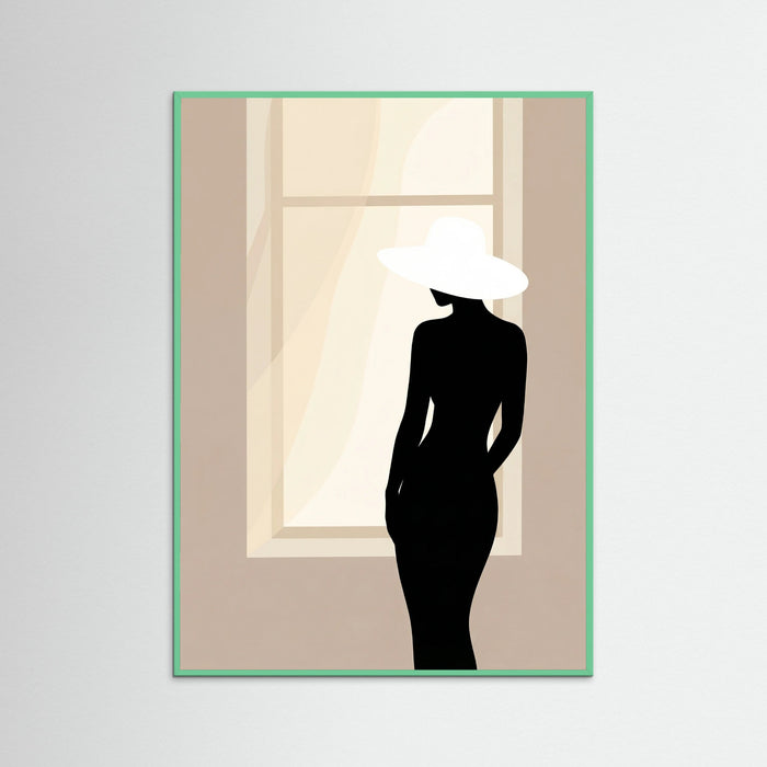 Mint Wood Spring Silhouettes