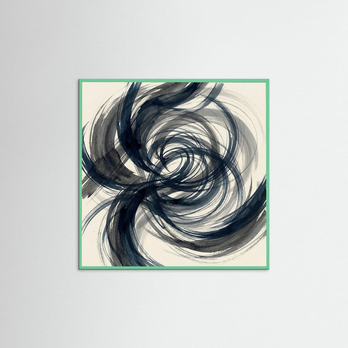 Mint Wood Square Abstract Structure