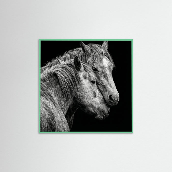 Mint Wood Square Avian Embrace