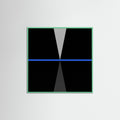 Mint Wood Square Blue Aperture