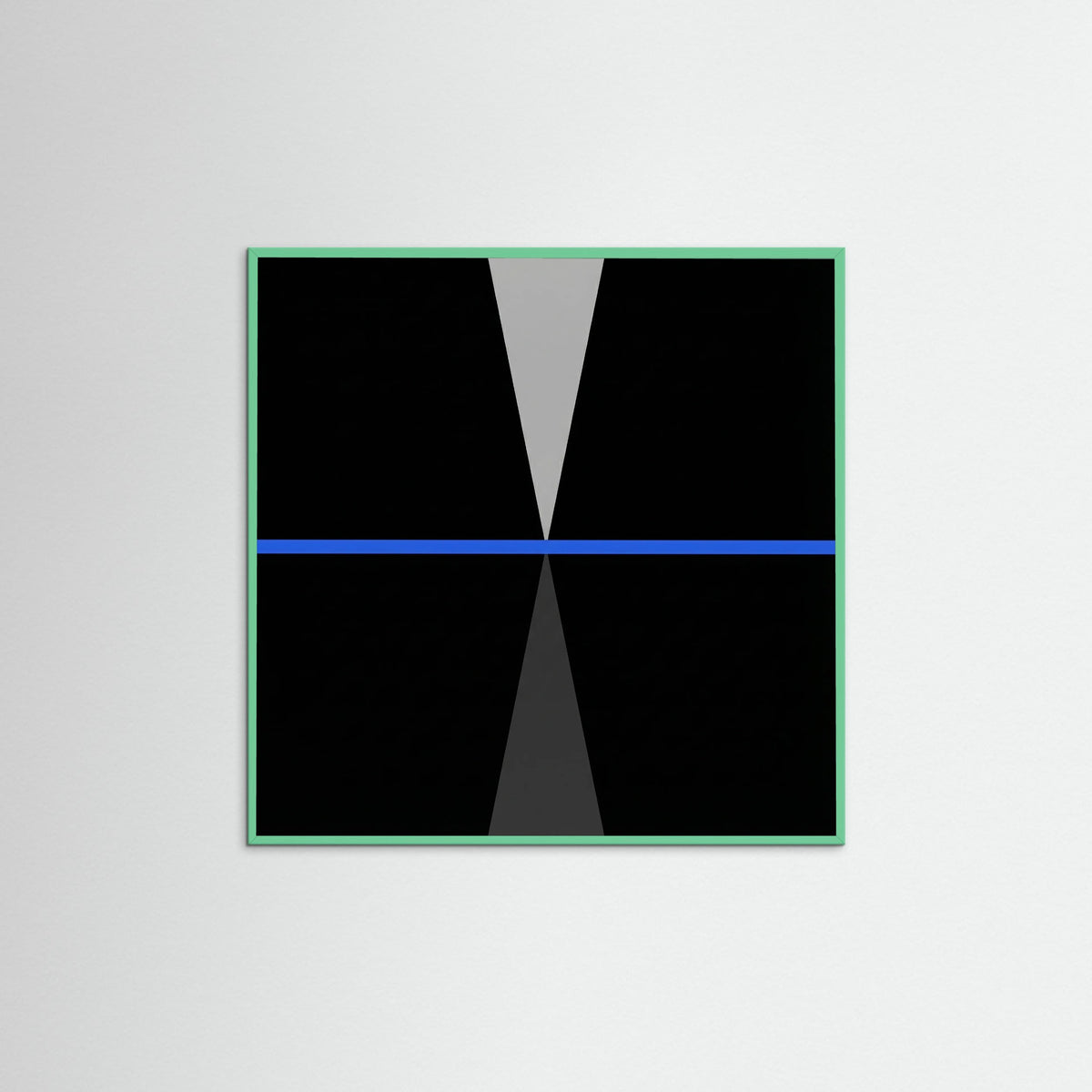Mint Wood Square Blue Aperture