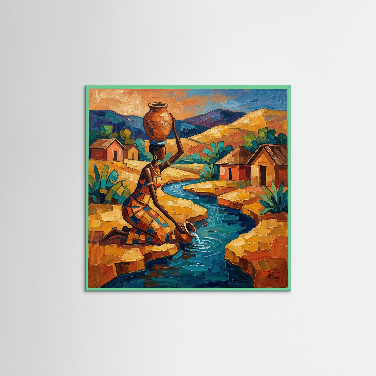 Mint Wood Square Coastal Companions