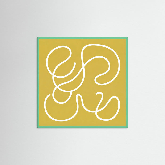Mint Wood Square Curved Form