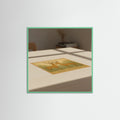 Mint Wood Square Deer Whisper