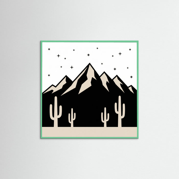 Mint Wood Square Desert Night Vision
