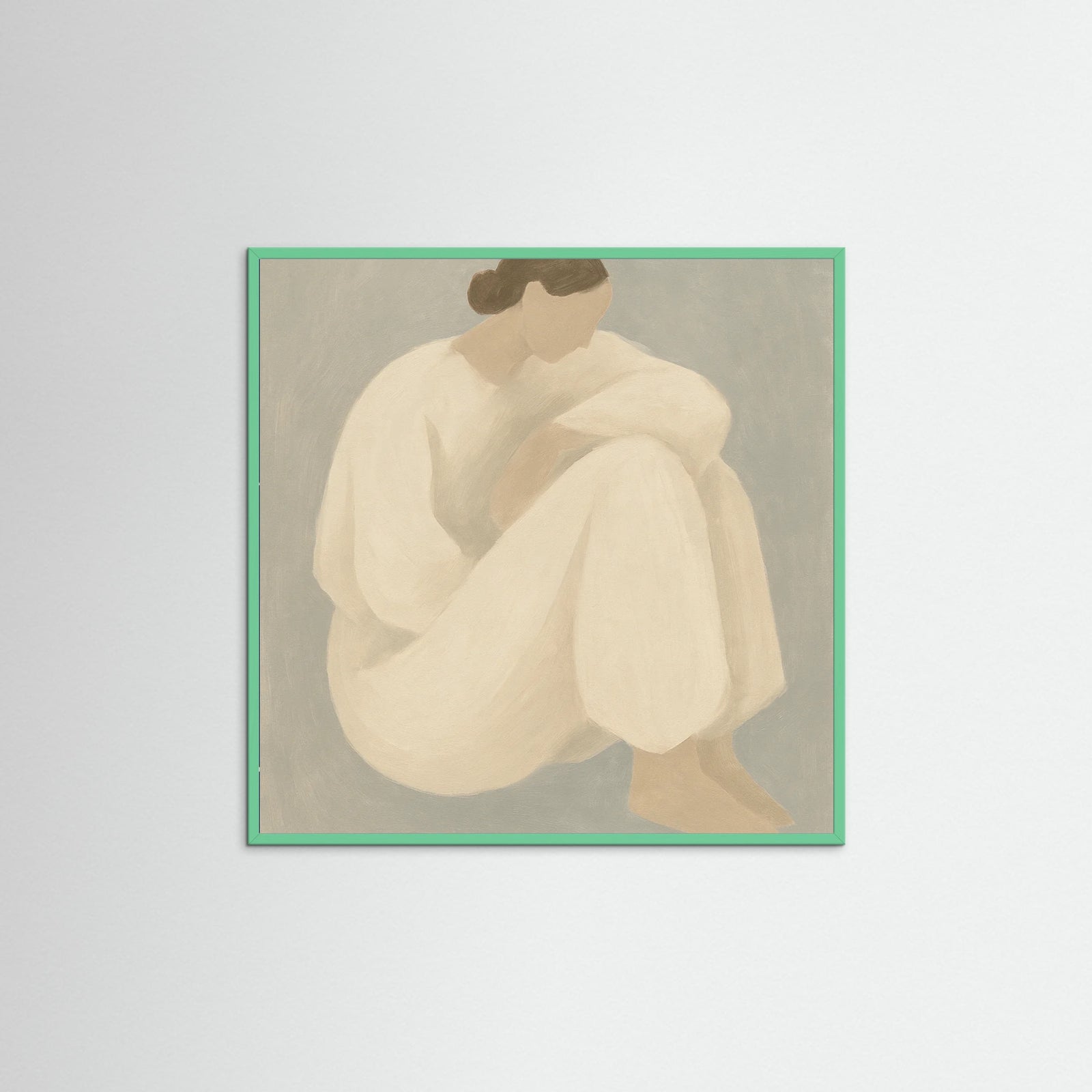 Mint Wood Square Dream Fold