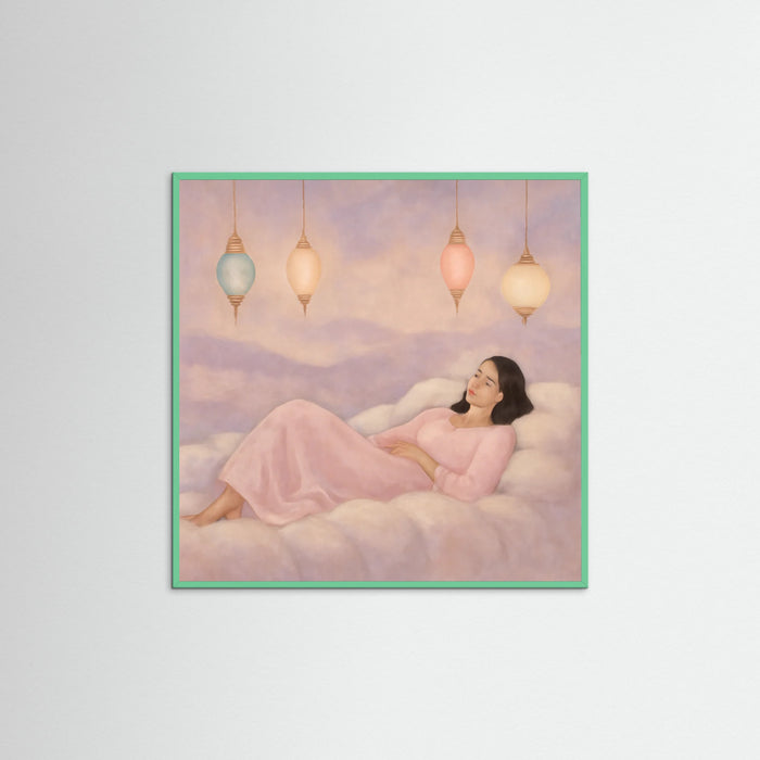 Mint Wood Square Dreamy Repose
