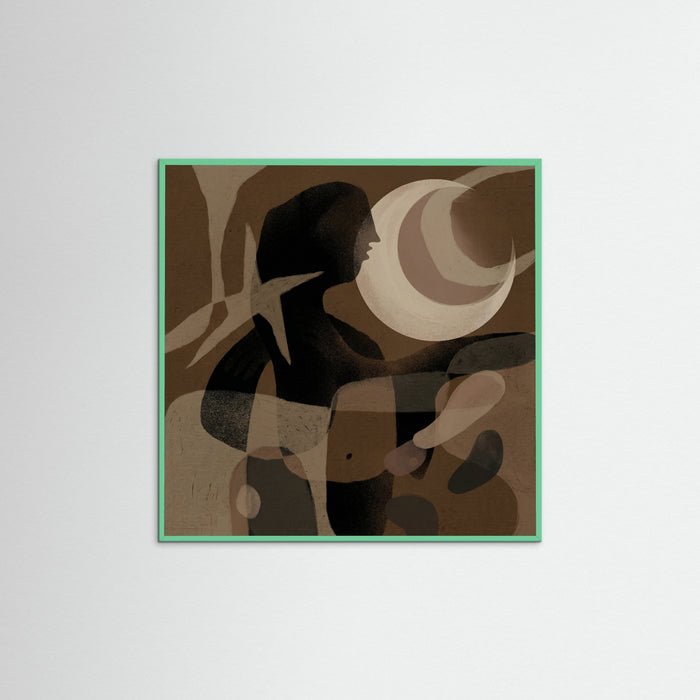 Mint Wood Square Earthen Embrace Brown