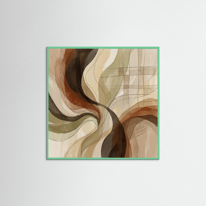 Mint Wood Square Earthen Flow