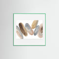 Mint Wood Square Echoing Layers