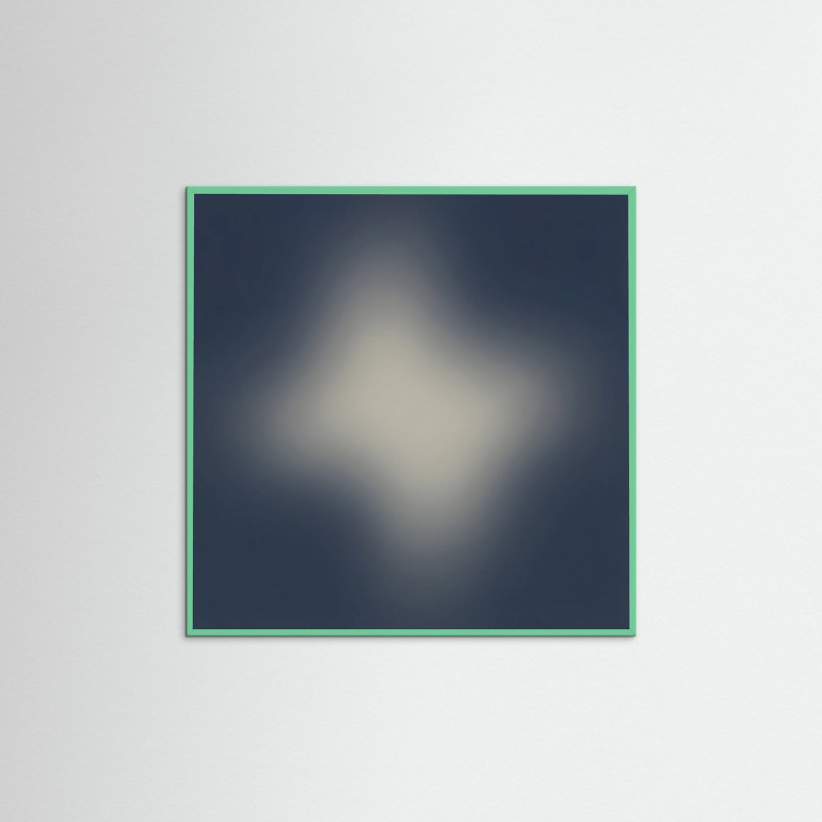 Mint Wood Square Ethereal Blur