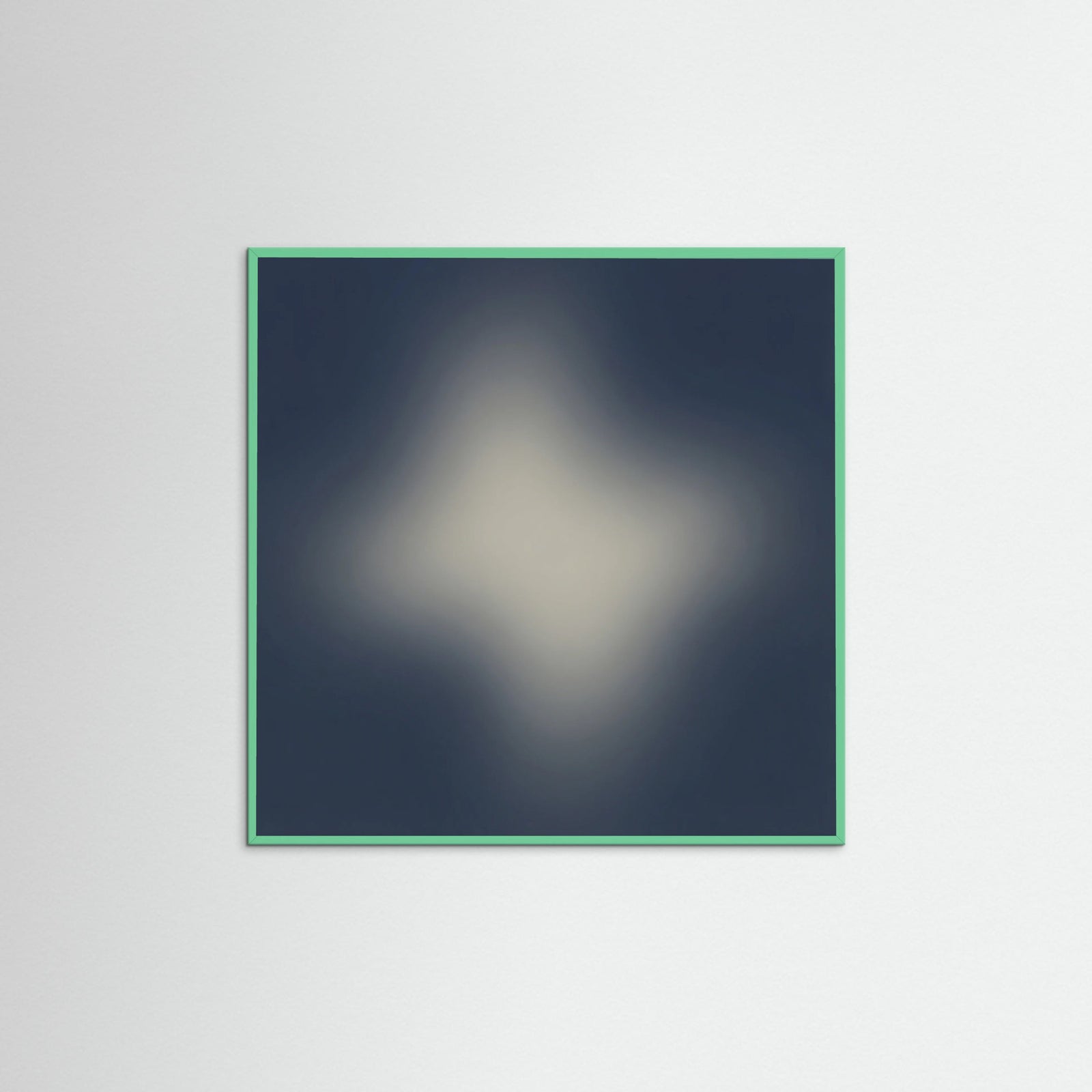 Mint Wood Square Ethereal Blur