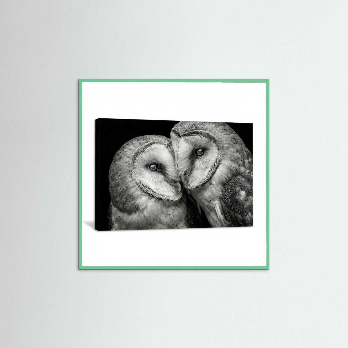 Mint Wood Square Feathered Connection