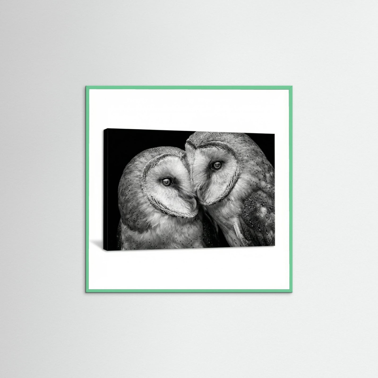Mint Wood Square Feathered Connection