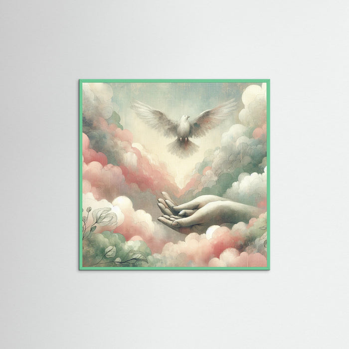 Mint Wood Square Flight Dream
