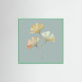 Mint Wood Square Gentle Petals