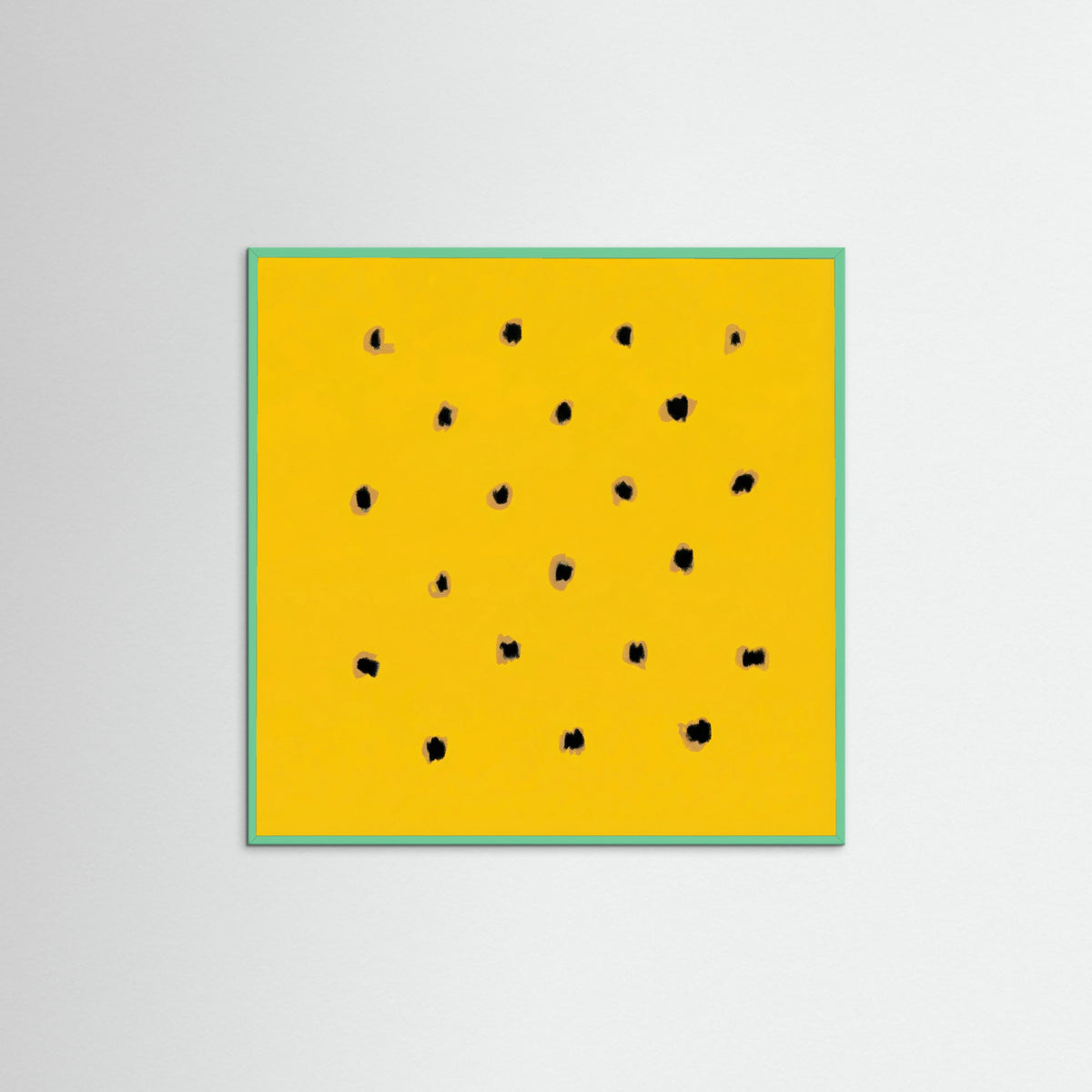 Mint Wood Square Golden Speckles