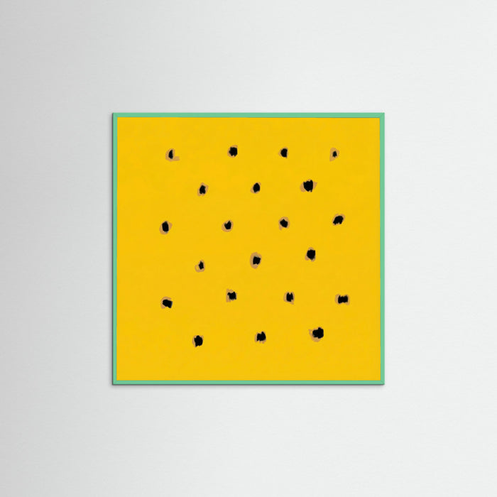 Mint Wood Square Golden Speckles