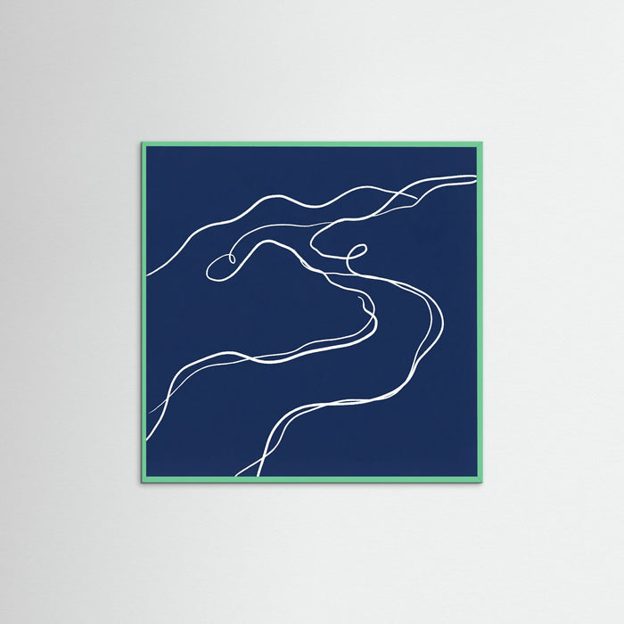 Mint Wood Square Indigo Form