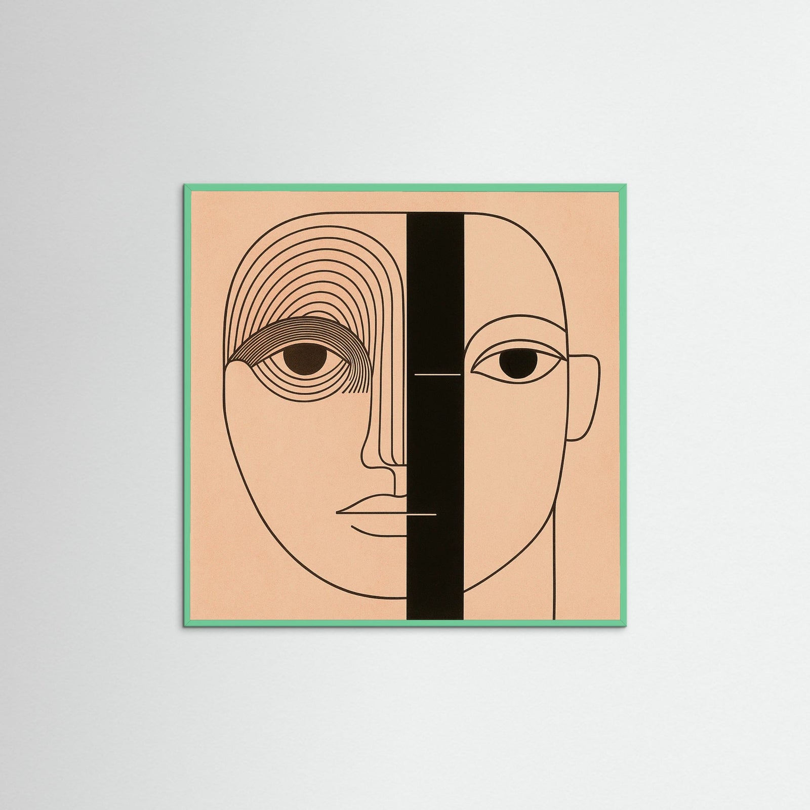 Mint Wood Square Linear Vision
