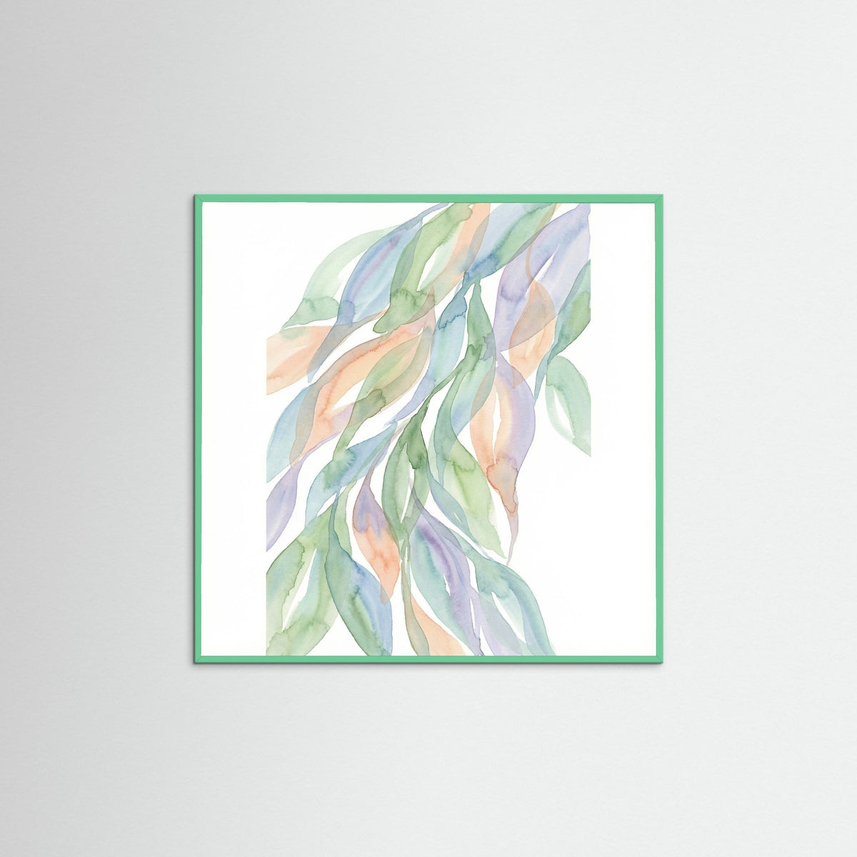 Mint Wood Square Misty Forms